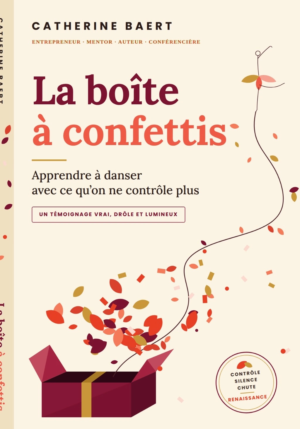 Couverture officielle du livre La boîte à confettis de Catherine Baert